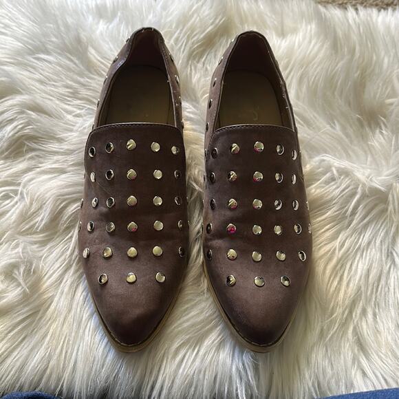 Journee Collection | Breeze Loafers Studded Flats Size 9 - Picture 2 of 9